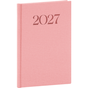 Fotografie reklamního předmětu „NOTIQUE Týdenní diář Biella 2027, růžový, 15 x 21 cm“
