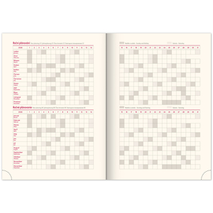 Fotografie k reklamnímu předmětu „NOTIQUE Týdenní diář Panama 2026, hnědý, 15 x 21 cm“