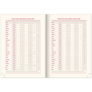 Fotografie k reklamnímu předmětu „NOTIQUE Týdenní diář Rivoli 2026, růžový, 15 x 21 cm“