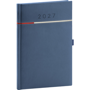 Fotografie reklamního předmětu „NOTIQUE Týdenní diář Tomy 2027, modro-červený, 15 x 21 cm“