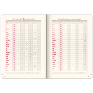 Fotografie k reklamnímu předmětu „NOTIQUE Týdenní diář Twill 2026, černo-zlatý, 15 x 21 cm“