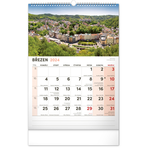 Fotografie k reklamnímu předmětu „Nástěnný kalendář 2024 s extra velkým kalendáriem, 33 × 46 cm“
