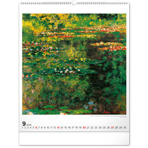Fotografie k reklamnímu předmětu „NOTIQUE Nástěnný kalendář Claude Monet 2026, 48 x 56 cm“