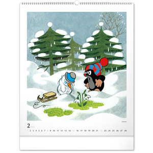 Fotografie k reklamnímu předmětu „NOTIQUE Nástěnný kalendář Krteček 2026, 48 x 56 cm“