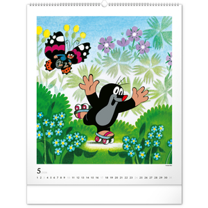 Fotografie k reklamnímu předmětu „NOTIQUE Nástěnný kalendář Krteček 2026, 48 x 56 cm“
