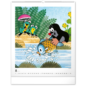 Fotografie k reklamnímu předmětu „NOTIQUE Nástěnný kalendář Krteček 2026, 48 x 56 cm“