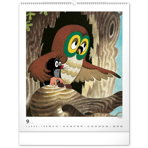 Fotografie k reklamnímu předmětu „NOTIQUE Nástěnný kalendář Krteček 2026, 48 x 56 cm“