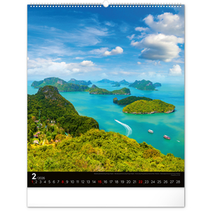 Fotografie k reklamnímu předmětu „NOTIQUE Nástěnný kalendář Energie 2026, 48 x 56 cm“