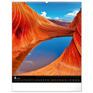 Fotografie k reklamnímu předmětu „NOTIQUE Nástěnný kalendář Energie 2026, 48 x 56 cm“