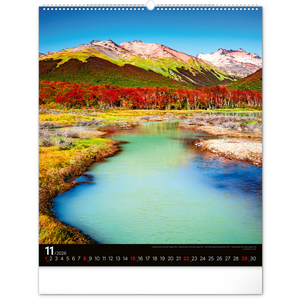 Fotografie k reklamnímu předmětu „NOTIQUE Nástěnný kalendář Energie 2026, 48 x 56 cm“