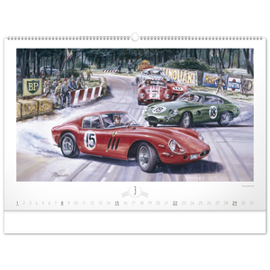 Fotografie k reklamnímu předmětu „NOTIQUE Nástěnný kalendář Oldtimers – Václav Zapadlík 2026, 64 x 42 cm“