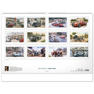 Fotografie k reklamnímu předmětu „NOTIQUE Nástěnný kalendář Oldtimers – Václav Zapadlík 2026, 64 x 42 cm“