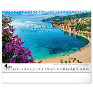 Fotografie k reklamnímu předmětu „NOTIQUE Nástěnný kalendář Moře 2026, 48 x 33 cm“