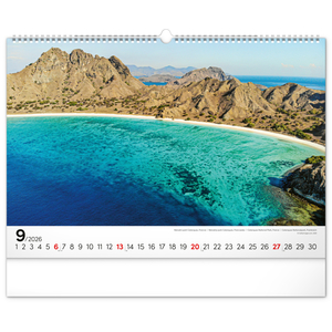 Fotografie k reklamnímu předmětu „NOTIQUE Nástěnný kalendář Moře 2026, 48 x 33 cm“