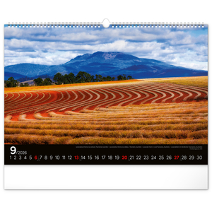 Fotografie k reklamnímu předmětu „NOTIQUE Nástěnný kalendář Krajiny 2026, 48 x 33 cm“