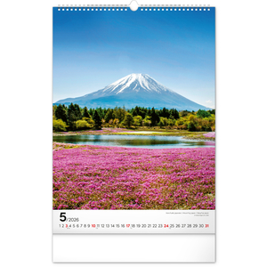 Fotografie k reklamnímu předmětu „NOTIQUE Nástěnný kalendář Hory 2026, 33 x 46 cm“