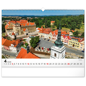 Fotografie k reklamnímu předmětu „NOTIQUE Nástěnný kalendář Panoramata Česka 2026, 48 x 33 cm“