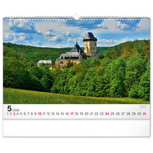 Fotografie k reklamnímu předmětu „NOTIQUE Nástěnný kalendář Panoramata Česka 2026, 48 x 33 cm“