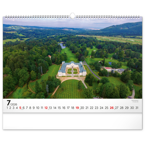 Fotografie k reklamnímu předmětu „NOTIQUE Nástěnný kalendář Panoramata Česka 2026, 48 x 33 cm“