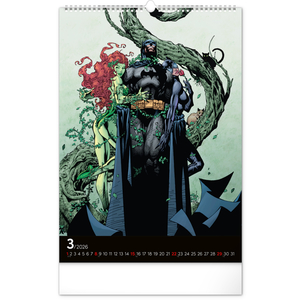 Fotografie k reklamnímu předmětu „NOTIQUE Nástěnný kalendář Batman Dark 2026, 33 x 46 cm“