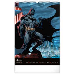 Fotografie k reklamnímu předmětu „NOTIQUE Nástěnný kalendář Batman Dark 2026, 33 x 46 cm“