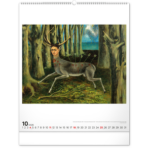 Fotografie k reklamnímu předmětu „NOTIQUE Nástěnný kalendář Frida Kahlo 2026, 48 x 56 cm“