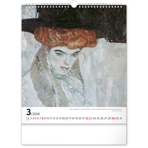 Fotografie k reklamnímu předmětu „NOTIQUE Nástěnný kalendář Gustav Klimt 2026, 30 x 34 cm“