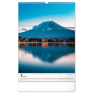 Fotografie k reklamnímu předmětu „NOTIQUE Nástěnný kalendář Národní parky světa 2026, 33 x 46 cm“