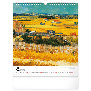 Fotografie k reklamnímu předmětu „NOTIQUE Nástěnný kalendář Vincent van Gogh 2026, 30 x 34 cm“