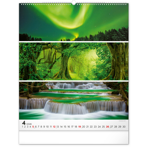 Fotografie k reklamnímu předmětu „NOTIQUE Nástěnný kalendář Paleta 2026, 48 x 56 cm“