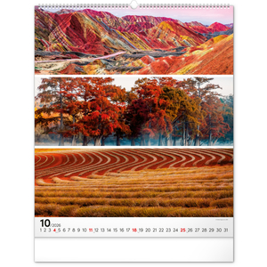 Fotografie k reklamnímu předmětu „NOTIQUE Nástěnný kalendář Paleta 2026, 48 x 56 cm“