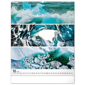 Fotografie k reklamnímu předmětu „NOTIQUE Nástěnný kalendář Paleta 2026, 48 x 56 cm“