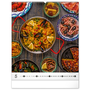 Fotografie k reklamnímu předmětu „NOTIQUE Nástěnný kalendář Gourmet 2026, 48 x 56 cm“