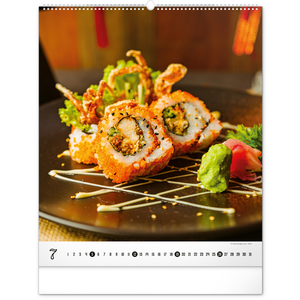 Fotografie k reklamnímu předmětu „NOTIQUE Nástěnný kalendář Gourmet 2026, 48 x 56 cm“