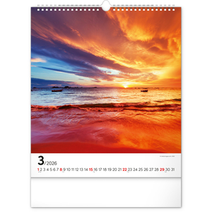 Fotografie k reklamnímu předmětu „NOTIQUE Nástěnný kalendář Inspirace 2026, 30 x 34 cm“