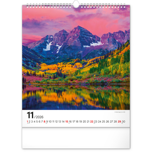 Fotografie k reklamnímu předmětu „NOTIQUE Nástěnný kalendář Inspirace 2026, 30 x 34 cm“