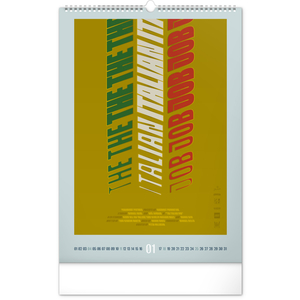 Fotografie k reklamnímu předmětu „NOTIQUE Nástěnný kalendář Alternative Movie Posters 2026, 33 x 46 cm“