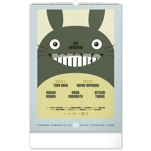 Fotografie k reklamnímu předmětu „NOTIQUE Nástěnný kalendář Alternative Movie Posters 2026, 33 x 46 cm“