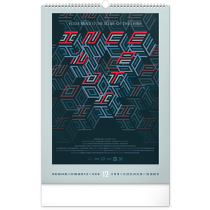 Fotografie k reklamnímu předmětu „NOTIQUE Nástěnný kalendář Alternative Movie Posters 2026, 33 x 46 cm“