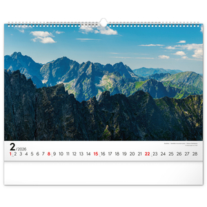 Fotografie k reklamnímu předmětu „NOTIQUE Nástenný kalendár Magické Tatry 2026, 48 x 33 cm“