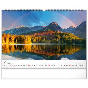 Fotografie k reklamnímu předmětu „NOTIQUE Nástenný kalendár Magické Tatry 2026, 48 x 33 cm“