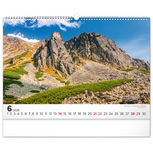 Fotografie k reklamnímu předmětu „NOTIQUE Nástenný kalendár Magické Tatry 2026, 48 x 33 cm“