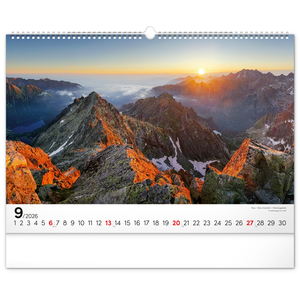 Fotografie k reklamnímu předmětu „NOTIQUE Nástenný kalendár Magické Tatry 2026, 48 x 33 cm“