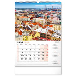 Fotografie k reklamnímu předmětu „NOTIQUE Nástěnný kalendář Má vlast 2026, 33 x 46 cm“