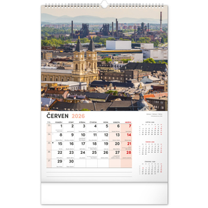 Fotografie k reklamnímu předmětu „NOTIQUE Nástěnný kalendář Má vlast 2026, 33 x 46 cm“