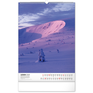 Fotografie k reklamnímu předmětu „NOTIQUE Nástěnný kalendář Národní parky Čech a Moravy 2026, 33 x 46 cm“