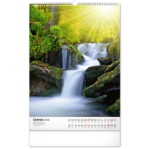 Fotografie k reklamnímu předmětu „NOTIQUE Nástěnný kalendář Národní parky Čech a Moravy 2026, 33 x 46 cm“