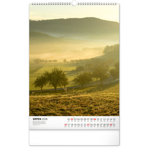 Fotografie k reklamnímu předmětu „NOTIQUE Nástěnný kalendář Národní parky Čech a Moravy 2026, 33 x 46 cm“