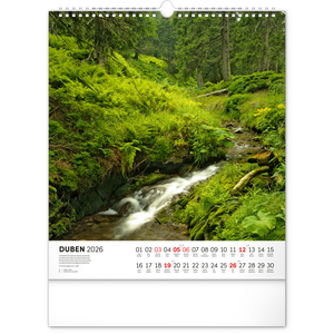 Fotografie k reklamnímu předmětu „NOTIQUE Nástěnný kalendář Toulky moravskou krajinou 2026, 30 x 34 cm“