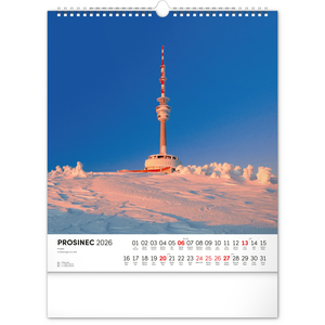 Fotografie k reklamnímu předmětu „NOTIQUE Nástěnný kalendář Toulky moravskou krajinou 2026, 30 x 34 cm“